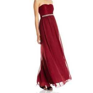 Speechless Maroon Prom Dress {Juniors Size 11}